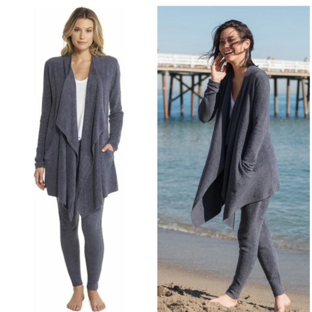 barefoot dreams cardigan Cozy chic lite Style 426 NWT Small Medium - Picture 3 of 4